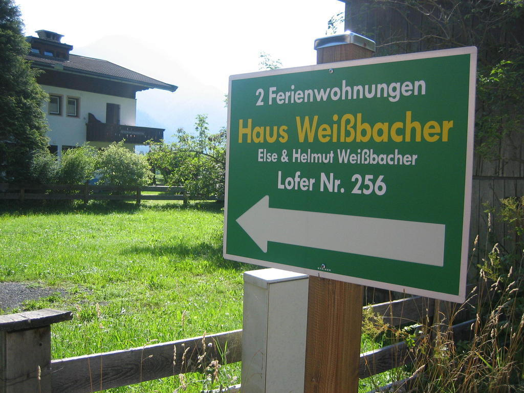 Appartement Weissbacher Лофер Екстер'єр фото